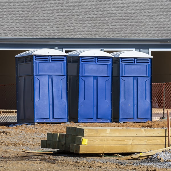 what is the expected delivery and pickup timeframe for the porta potties in Owensburg Indiana